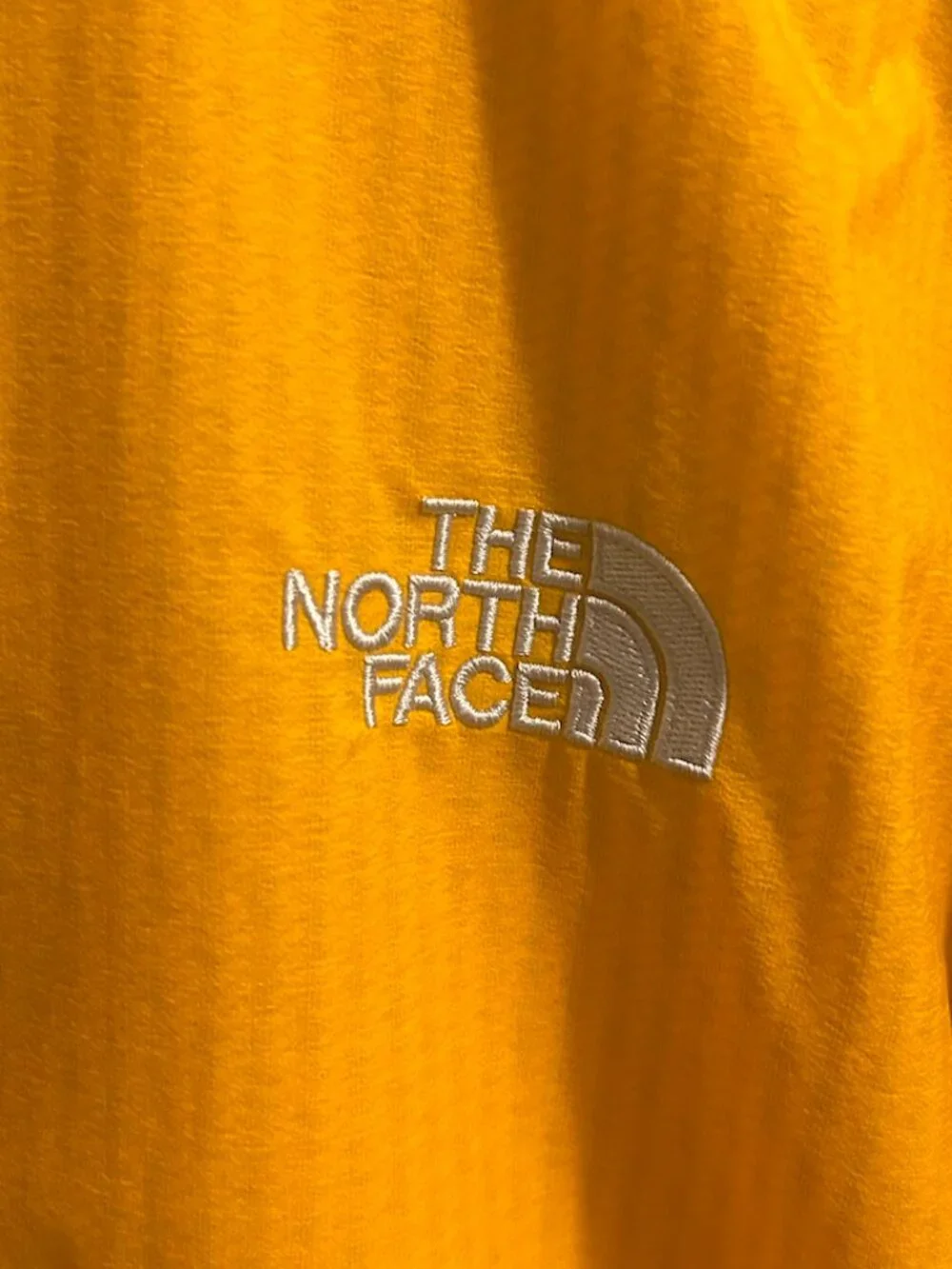 The North Face Yellow Coyote Tower Fleece-Lined Rain Jacket Men's XL